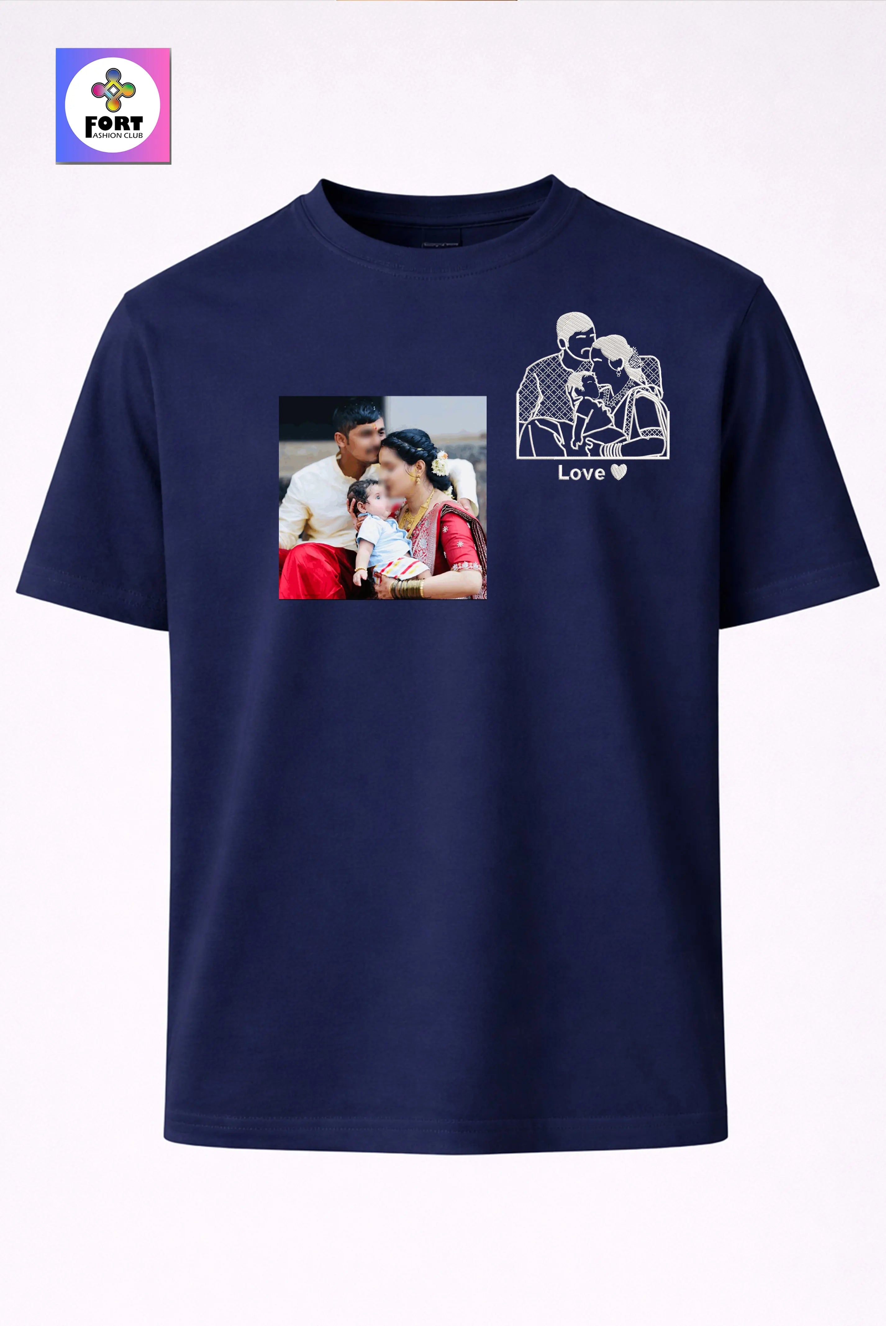 PERSONALIZED EMBROIDERY UNISEX T-SHIRT