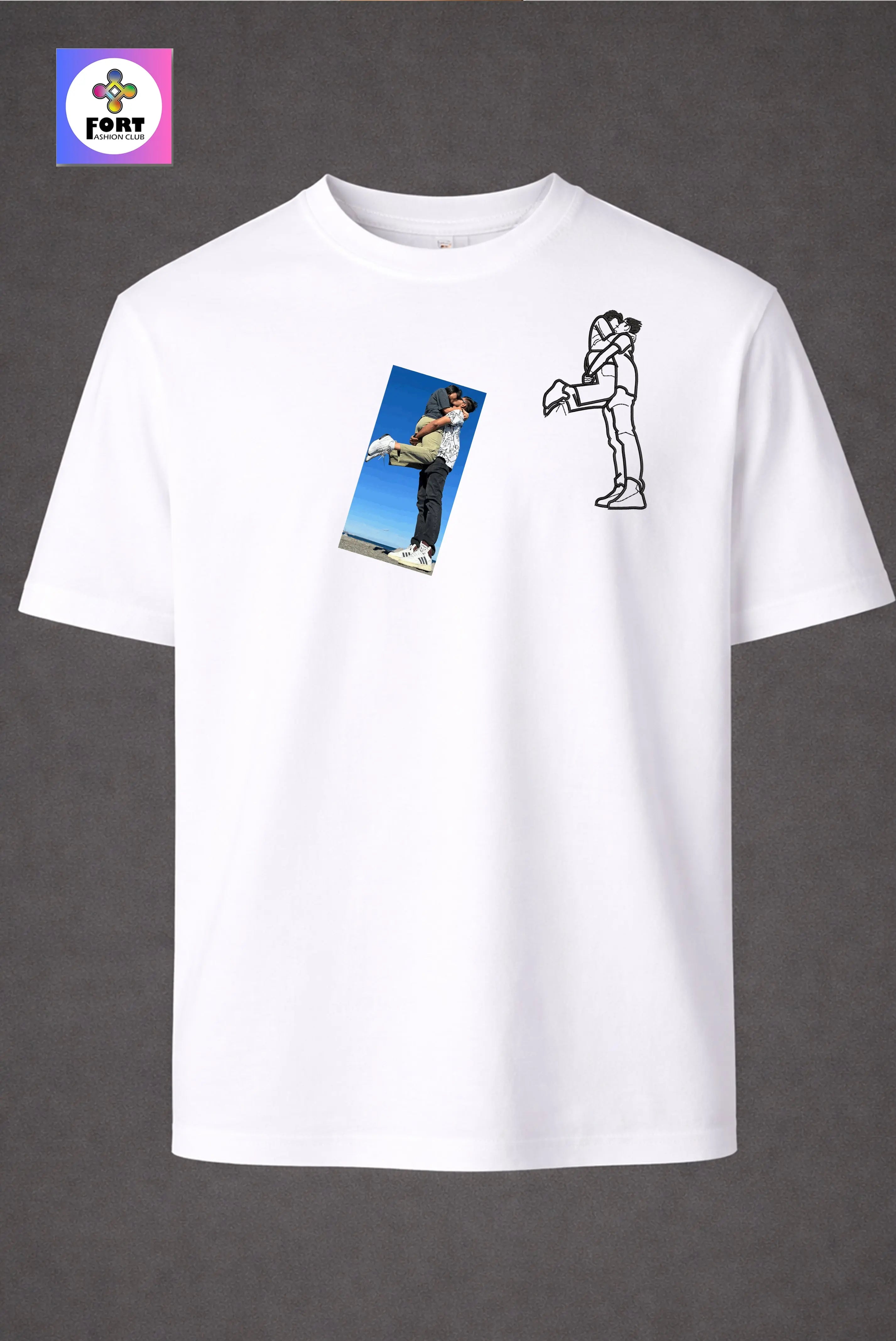 PERSONALIZED EMBROIDERY UNISEX T-SHIRT