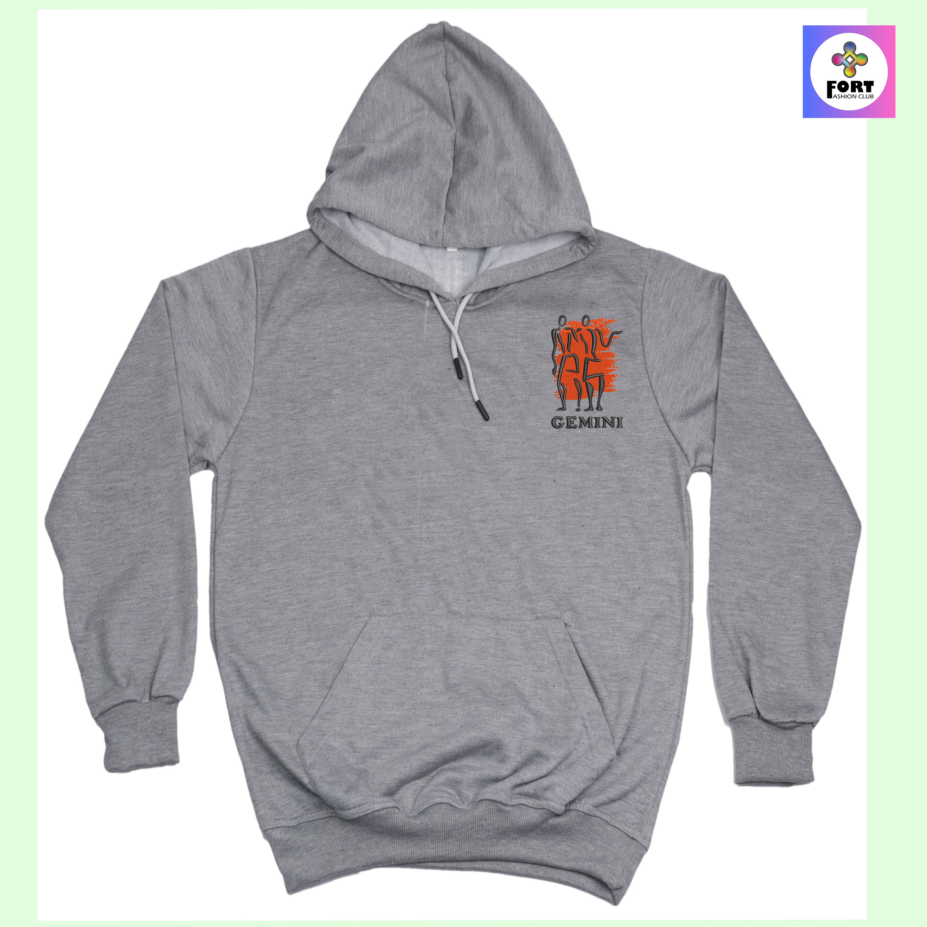 CRAZY EMBROIDERY HOODIE – GEMINI