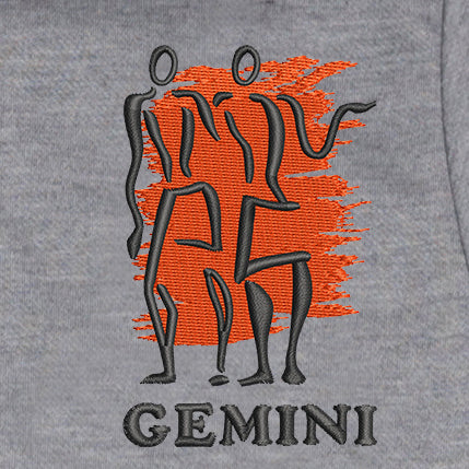 CRAZY EMBROIDERY HOODIE – GEMINI