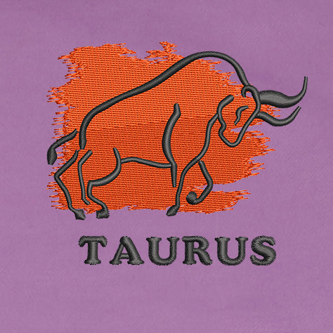 CRAZY EMBROIDERY HOODIE – TAURUS