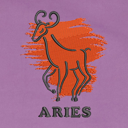 CRAZY EMBROIDERY HOODIE – ARIES