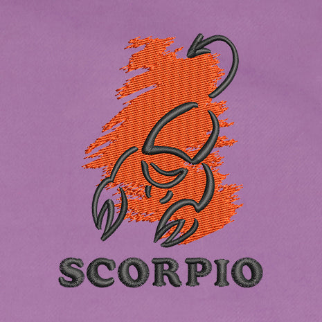 CRAZY EMBROIDERY HOODIE – SCORPIO