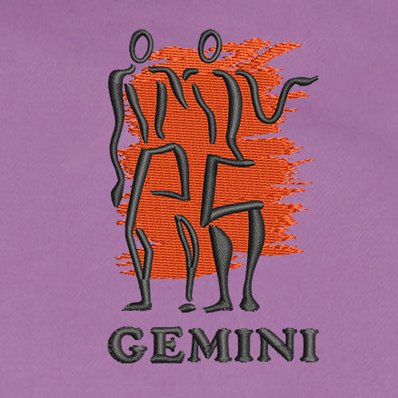 CRAZY EMBROIDERY HOODIE – GEMINI