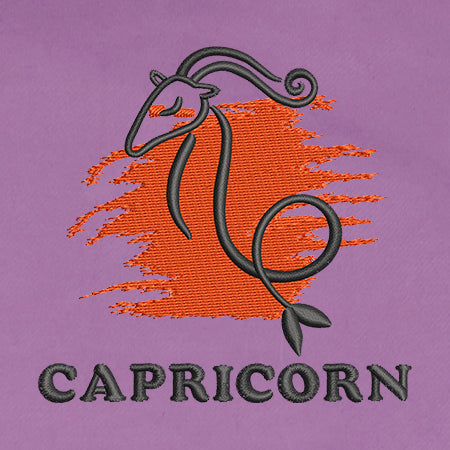 CRAZY EMBROIDERY HOODIE – CAPRICORN