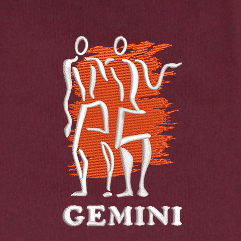 CRAZY EMBROIDERY HOODIE – GEMINI