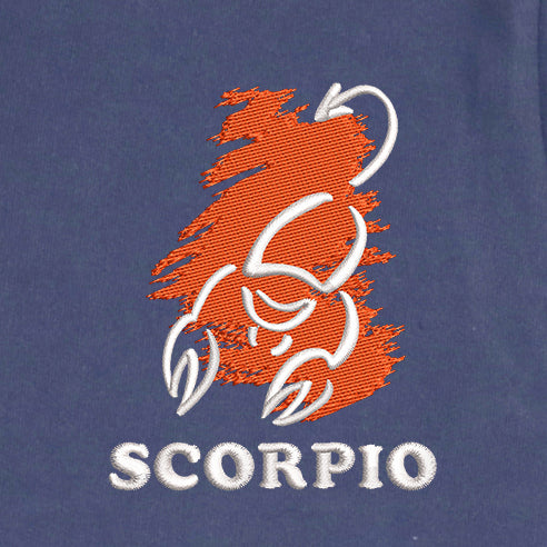 CRAZY EMBROIDERY HOODIE – SCORPIO