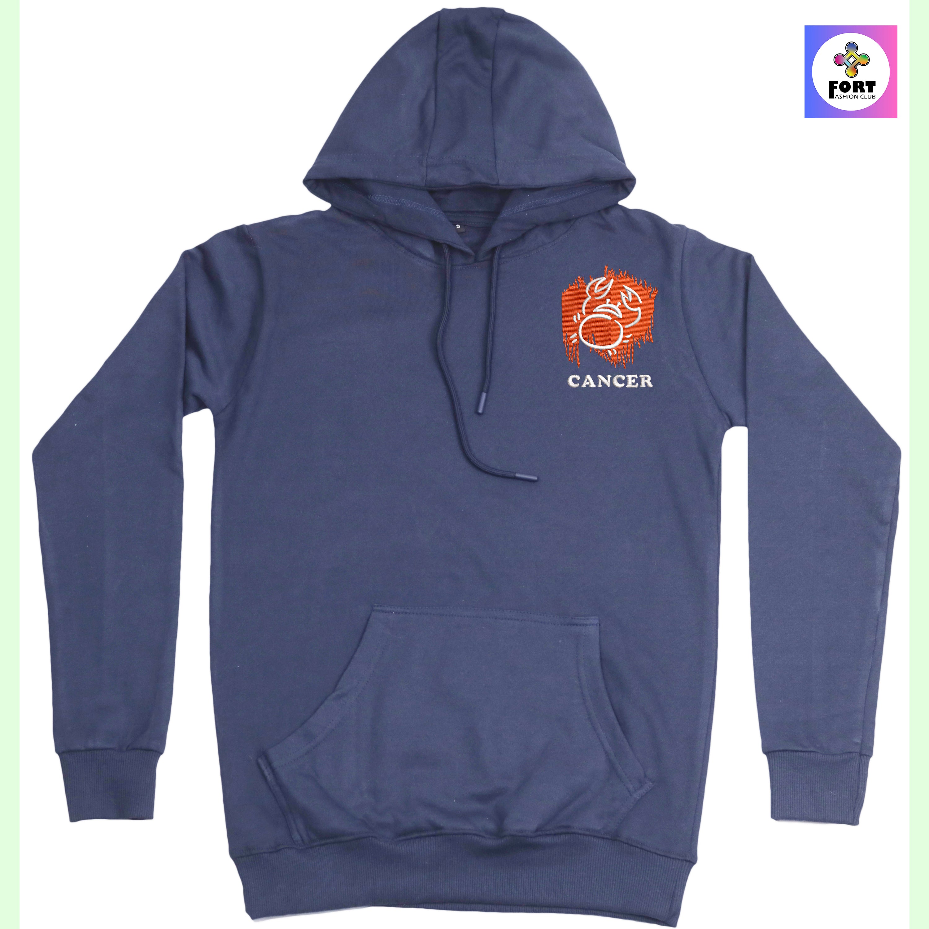 CRAZY EMBROIDERY HOODIE – CANCER