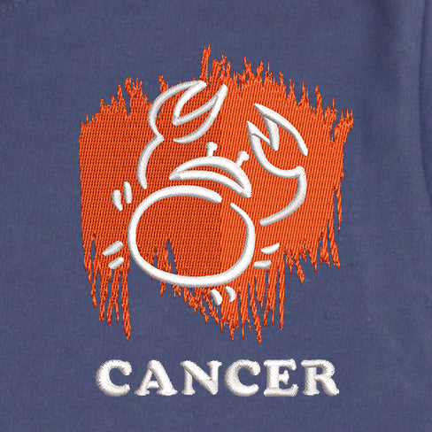CRAZY EMBROIDERY HOODIE – CANCER