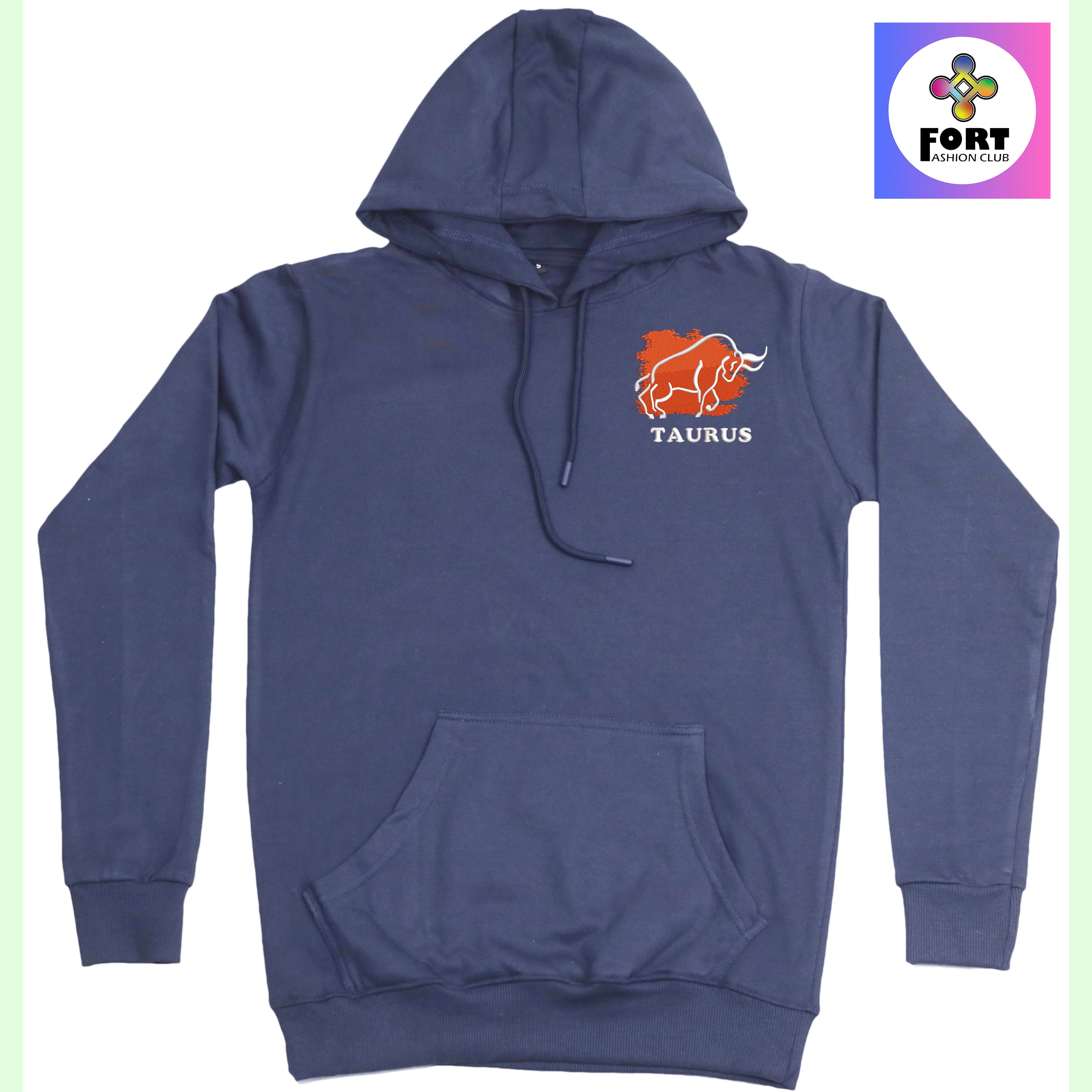CRAZY EMBROIDERY HOODIE – TAURUS