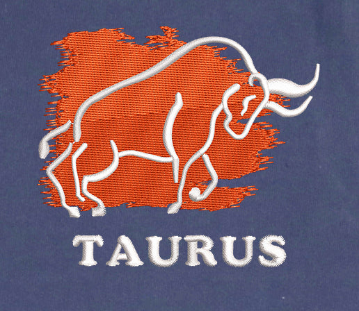 CRAZY EMBROIDERY HOODIE – TAURUS