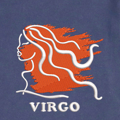CRAZY EMBROIDERY HOODIE – VIRGO