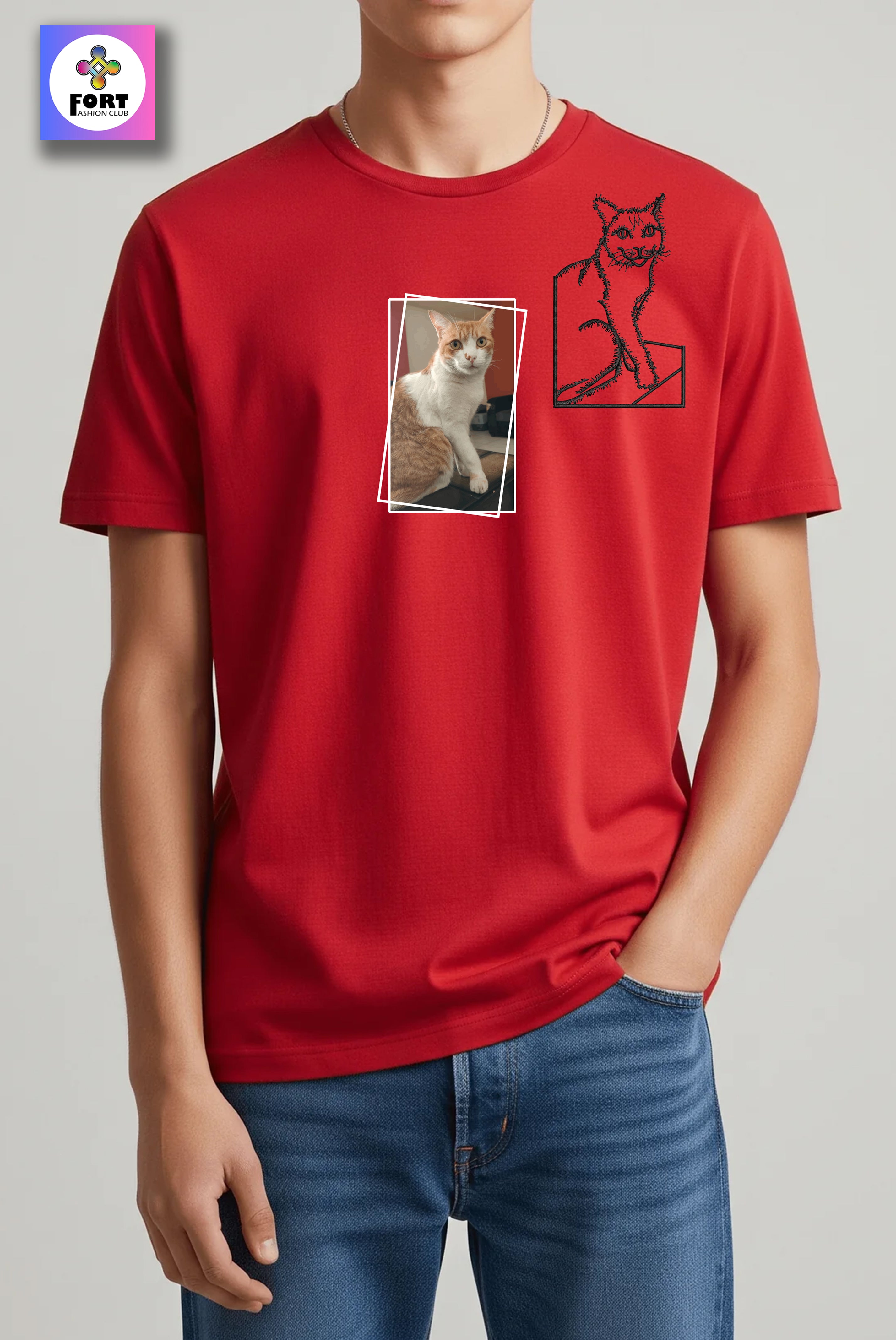 PERSONALIZED EMBROIDERY T-SHIRT