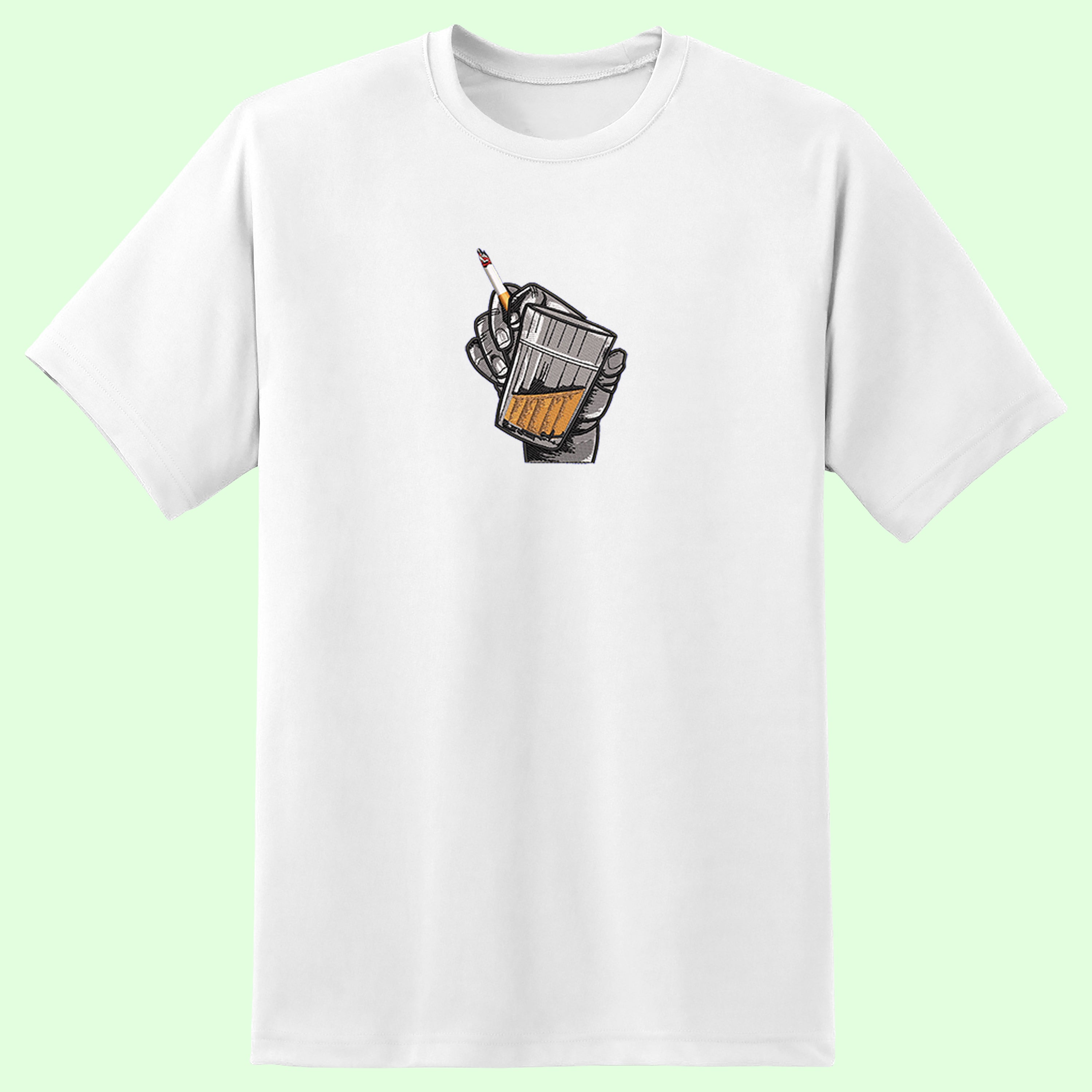 CRAZY EMBROIDERY OVERSIZED T-SHIRT (DROP SHOULDER) – ENERGY